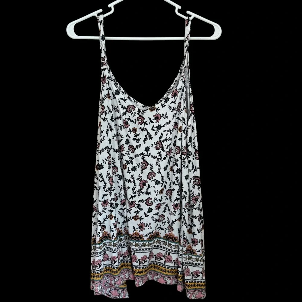 Torrid Super Soft Ditsy Floral Cami Tank Top Sz 3X Swing Boho‎ Festival Romantic